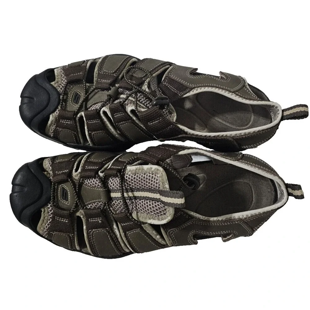 Skechers - Hiking Sandals Fisherman 50492 Water Trail -Green/Gray  Men's Size 10